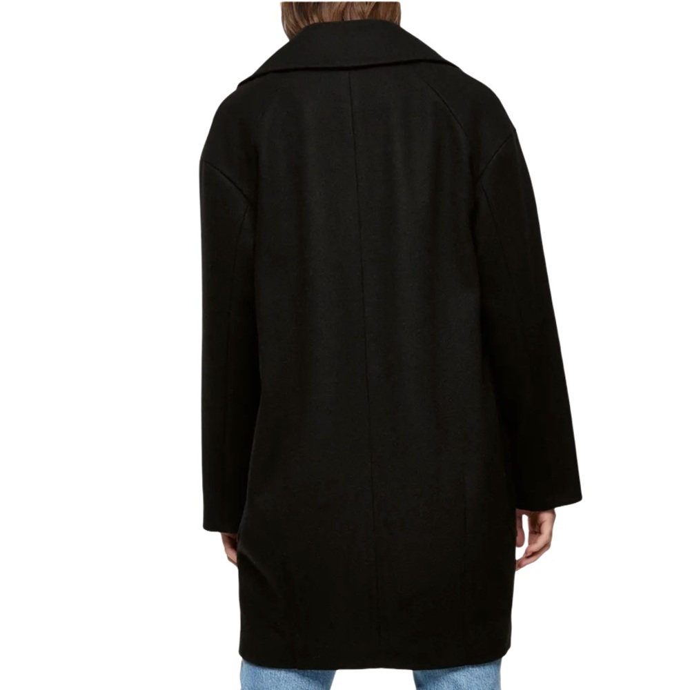 NWT Topshop | Carly Coat Black - Picture 2 of 5